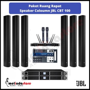 Paket Sound System Ruang Rapat Speaker Coloumn JBL CBT 100 | 6 Speaker
